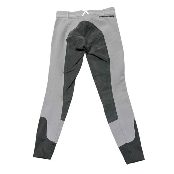 Goode Rider blue denim with white print & Horze gray breeches bundle size 28 R - Picture 6 of 16